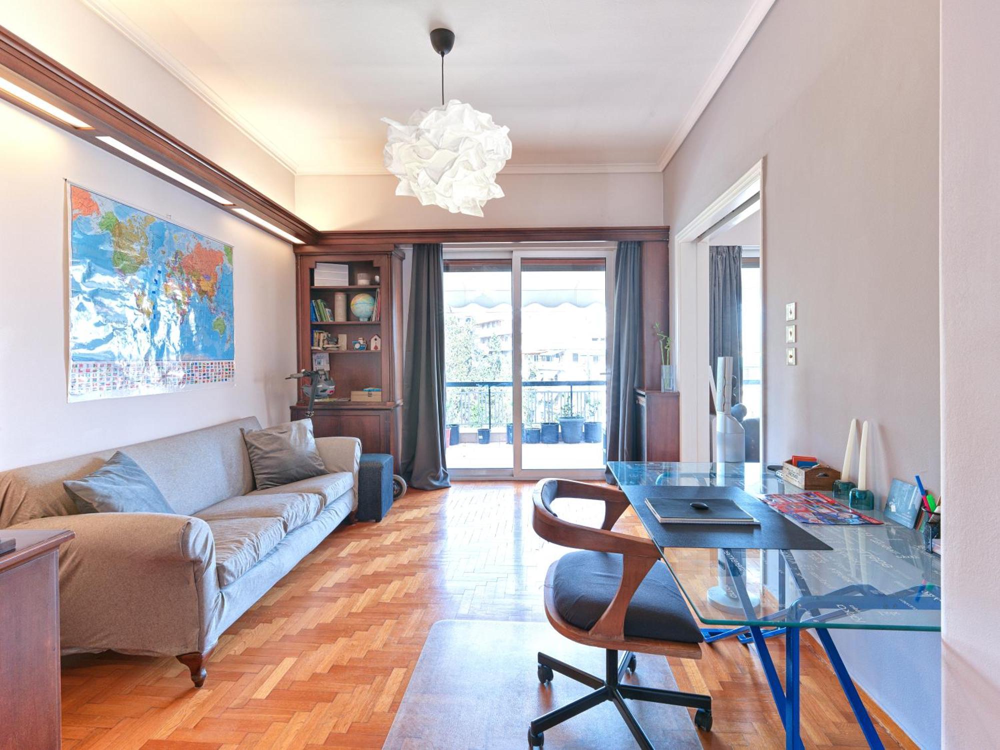 Central Pagrati Apartment With Park View Balcony - Opp Pangrati Grove Athènes Extérieur photo