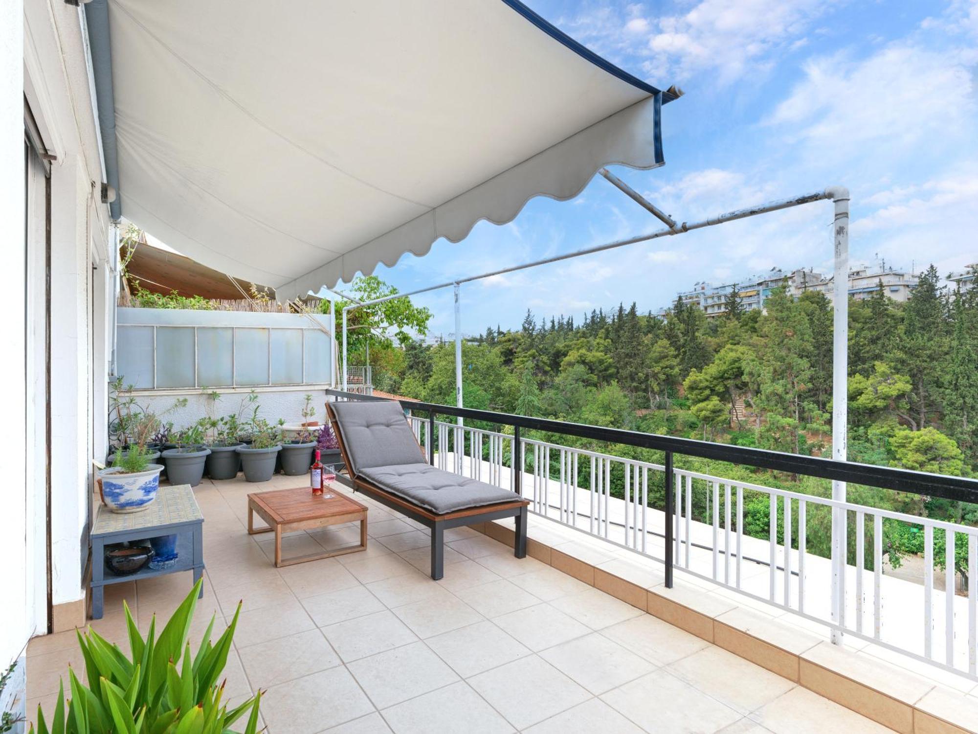 Central Pagrati Apartment With Park View Balcony - Opp Pangrati Grove Athènes Extérieur photo